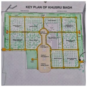 Khusro Bagh map